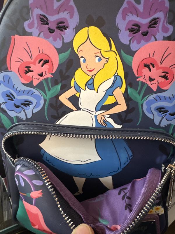 Loungefly Disney Alice in Wonderland Alice & Flowers Mini Backpack