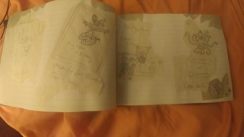 Completed pages in an adventure book like the movie up #journal #disney