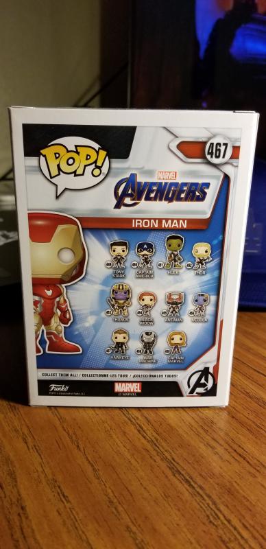 Iron Man Funko Pop! 467 Bobble-Head Marvel Avengers Vinyl Figure Exclusive