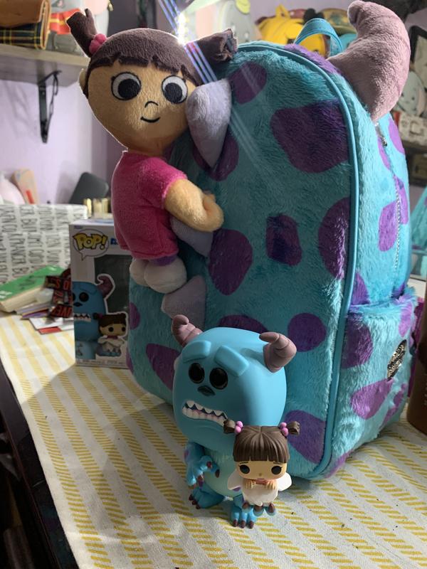 NEW Pixar Monsters Inc. Sully Cosplay Mini Backpack With Boo Coin Purse  Review By Loungefly 💙💜 