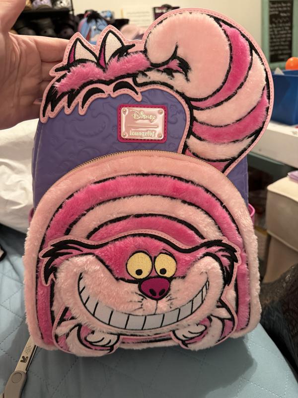 Loungefly Disney Alice in Wonderland Fuzzy Cheshire Cat Mini  display picture 3
