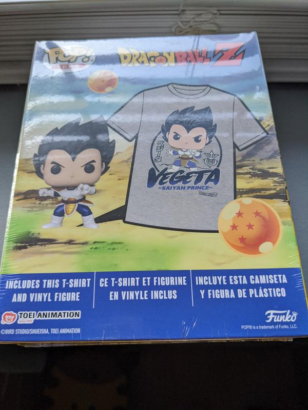 New Dragon Ball Z Metallic Vegeta Funko Pop and Tee is 30% Off Today Only