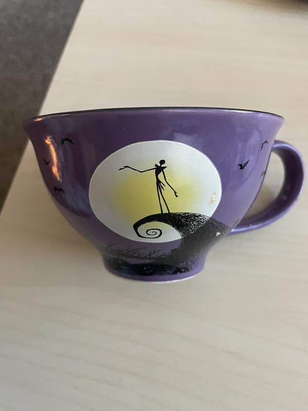 Disney The Nightmare Before Christmas Spiral Hill Ceramic Teacup and Saucer  Set 
