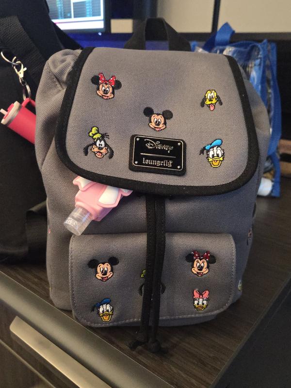 Loungefly Disney Mickey and Friends Embroidered Canvas Mini  display picture 2