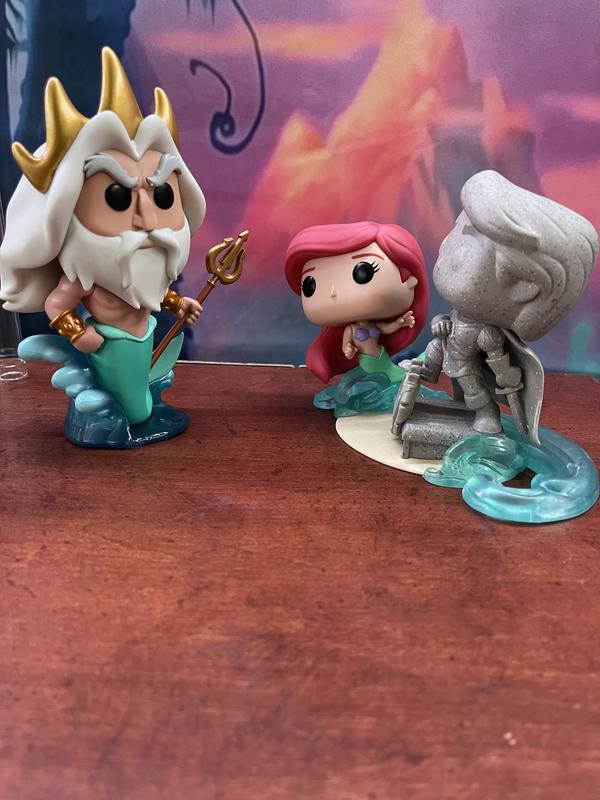 Disney POP! Moment Vinyl figurine Ultimate Princess- Ariel & Statue Eric 9  cm - ADMI