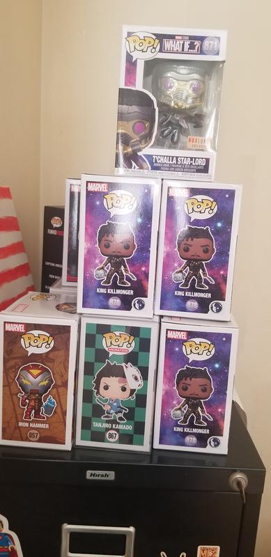 Funko Pop! Marvel: What If..? - T'Challa Star Lord Metallic - Box Lunc –  Box Of Pops