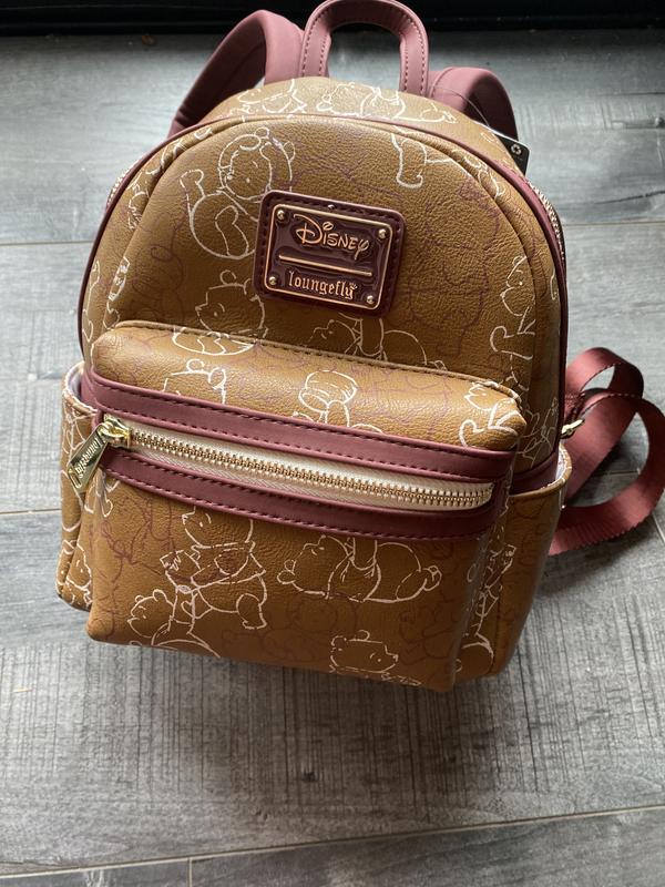 Loungefly Disney Winnie The Pooh Brown Line Art Mini Backpack NEW Loungefly Disney Winnie the Pooh Line Art Mini Backpack  main image 2