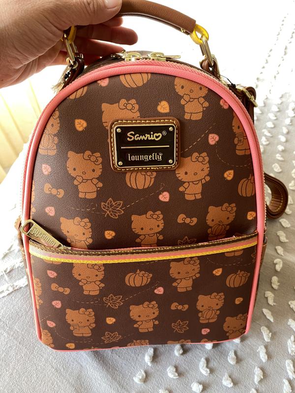 Sanrio Loungefly Pumpkin Spice Mini Backpack