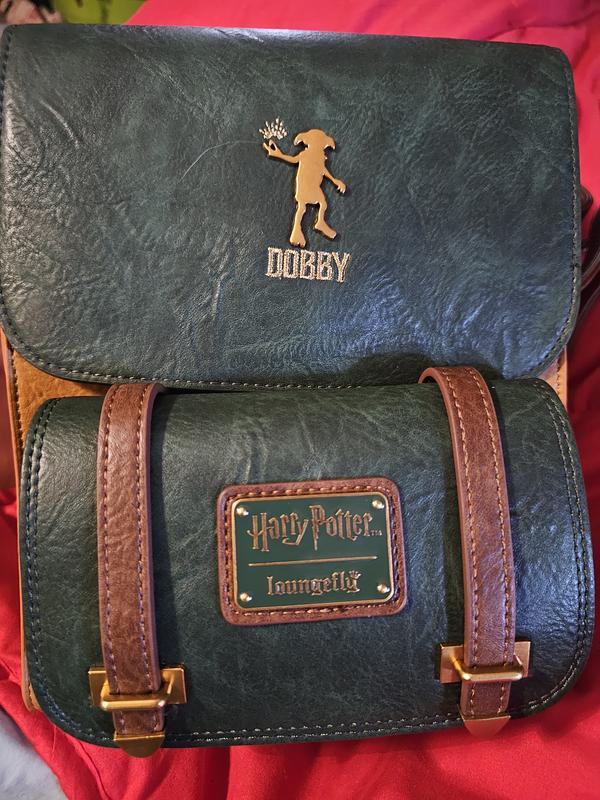 Loungefly Green and Brown Harry Potter Dobby Flap Backpack- BoxLunch Exclusive Harry Potter Loungefly Harry Potter Dobby Flap Mini Backpack  main image 2