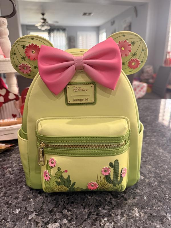 Loungefly Disney Minnie Mouse Cacti Ears Mini Backpack 