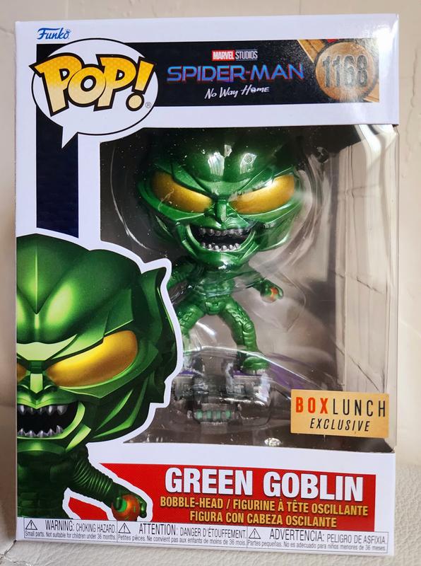 Funko Pop! Spider-Man: No Way Home Green Goblin (Metallic) Vinyl  Bobble-Head - BoxLunch Exclusive