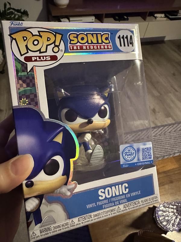 Funko Pop! Games: Sonic 30th Anniversary - Figura de vinilo de Sonic The Hedgehog corriendo, 9.5 cm