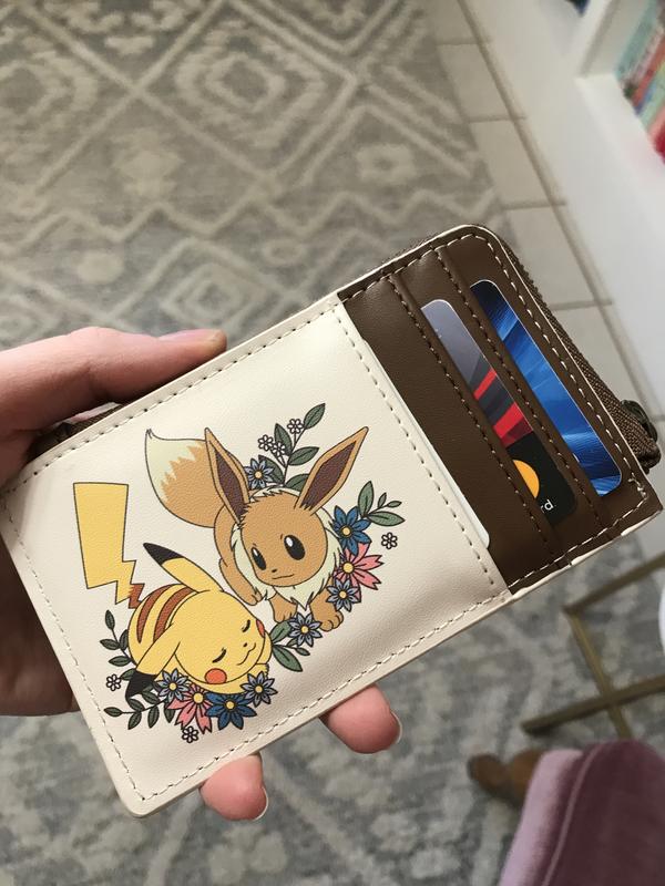 Loungefly Pokémon Pikachu & Eevee Floral Cardholder - BoxLunch Exclusive