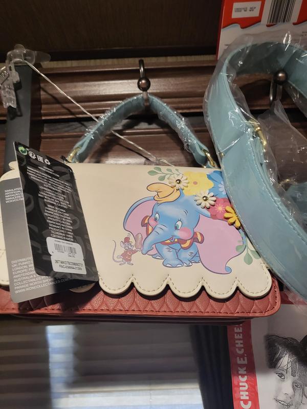 【Disney X loungefly】 ダンボ フローラル クロスボディバッグ Loungefly Disney Dumbo Floral Crossbody Bag - BoxLunch