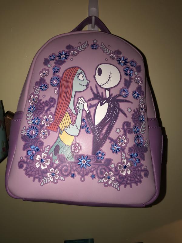 Loungefly Disney The Nightmare Before Christmas Floral Jack & Sally Mini  Backpack - BoxLunch Exclusive