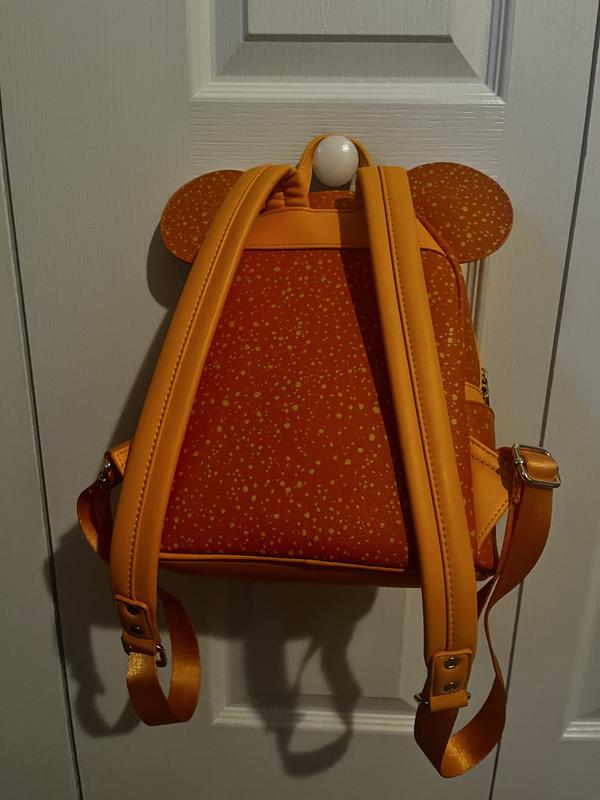 Disney Loungefly Minnie Mouse Orange Citrus scented Backpack NWT Loungefly Disney Minnie Mouse Orange Ears Orange Scented  main image 4