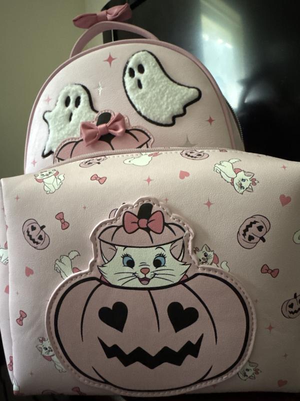 Disney The Aristocats Marie Jack-o-Lantern Pink Cosmetic Bag 
