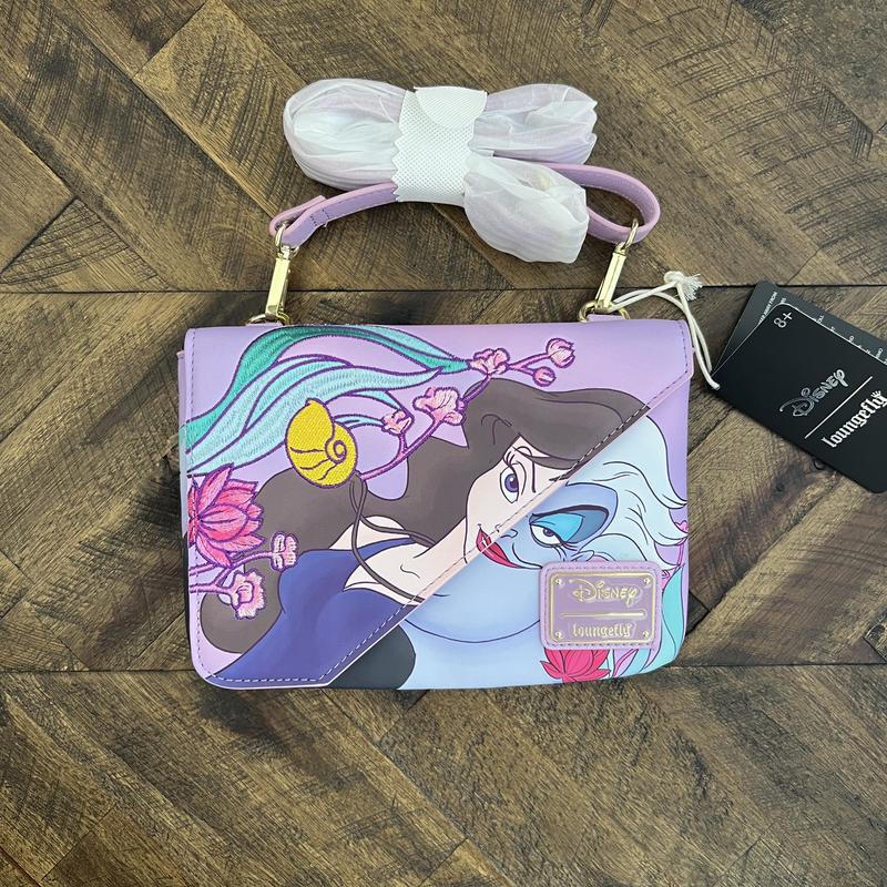 Loungefly Disney The Little Mermaid Ursula and Vanessa Crossbody Bag - BoxLunch Exclusive