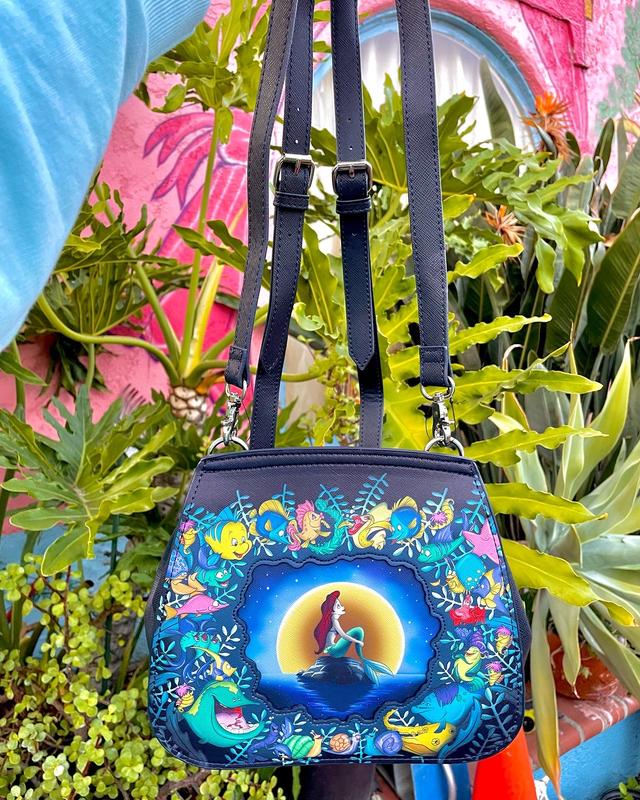 Loungefly Disney リトルマーメイド サッチェルバッグ 送/関税込 Loungefly Disney The Little Mermaid Moonlight Convertible