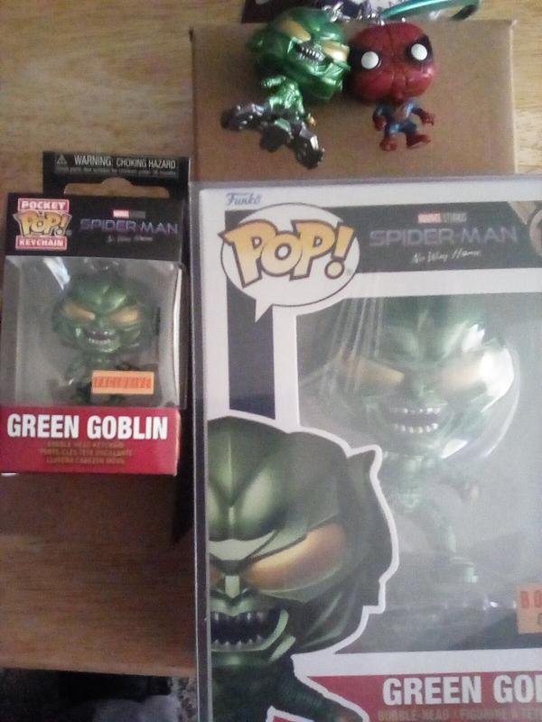 Funko Pocket Pop Keychains Green Goblin Excl The top Amazing Spider-Man Iron Spider