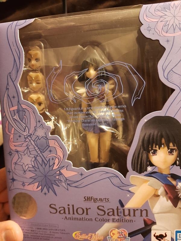 S.H. Figuarts Sailor Saturn Animation Color Edition Sailor Moon Action