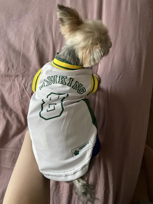 Stranger Things Hawkins Tigers Pet Basketball Jersey - BoxLunch