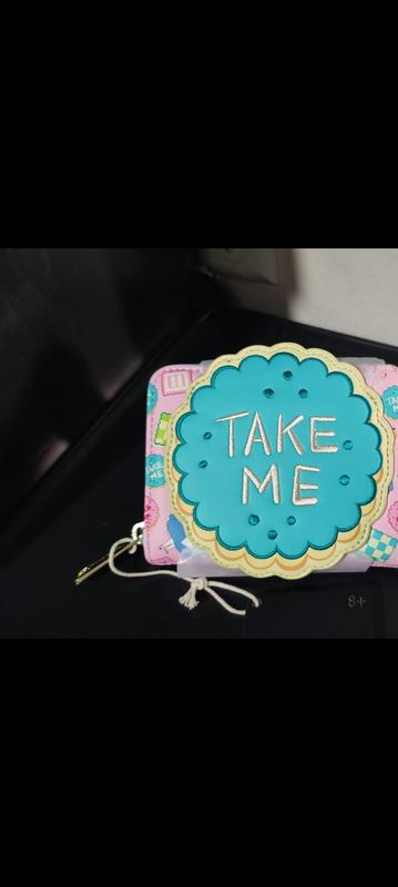 Loungefly Disney Alice in Wonderland Take Me Cookies Zip  display picture 1