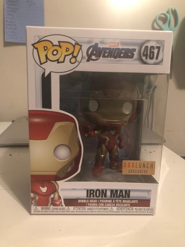 Boxlunch iron man funko pop online