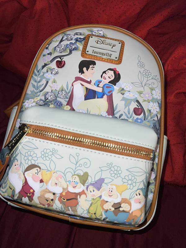 Loungefly Disney cheapest Snow White Floral Dwarves Mini Backpack