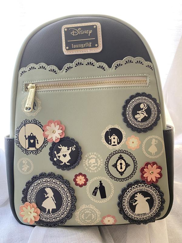 LOUNGEFLY DISNEY buy ALICE IN WONDERLAND DOILY MINI BACKPACK NEW