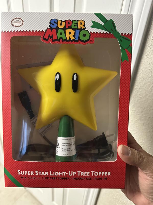 Nintendo Super Mario Super Star Light-Up Tree Topper | BoxLunch