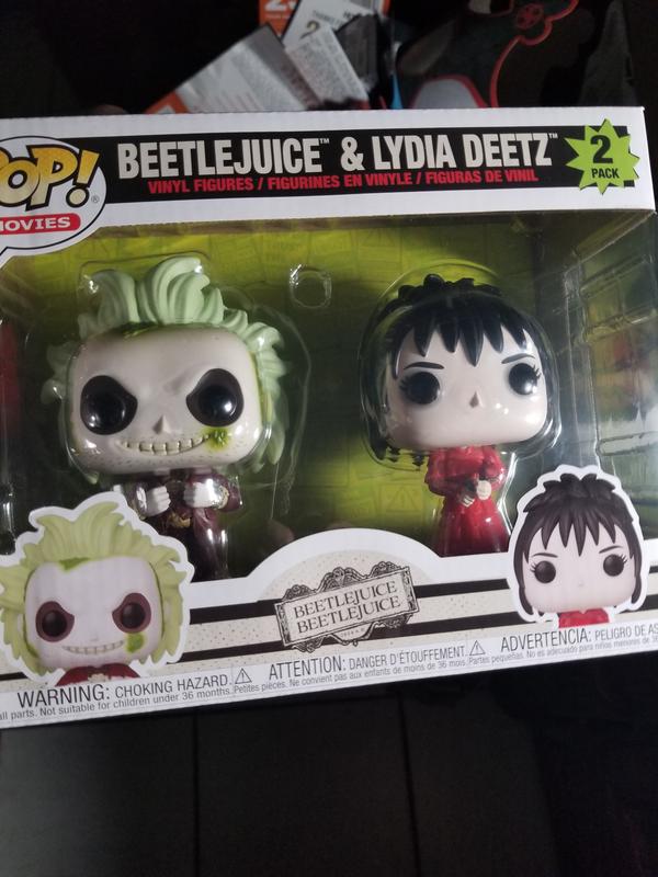 Funko Pop Beetlejuice lydia deetz online hot topic and box lunch exclusives bundle of 2