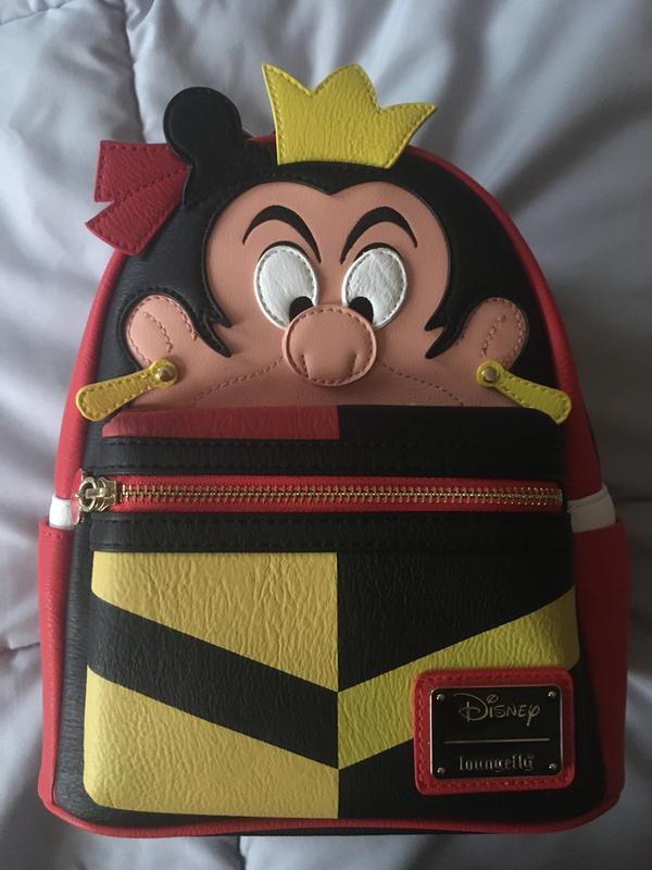 Loungefly Disney Alice in Wonderland Queen of Hearts Cosplay Mini Backpack New Disney Alice in Wonderland - Queen of Hearts 13-inch Nylon  main image 2