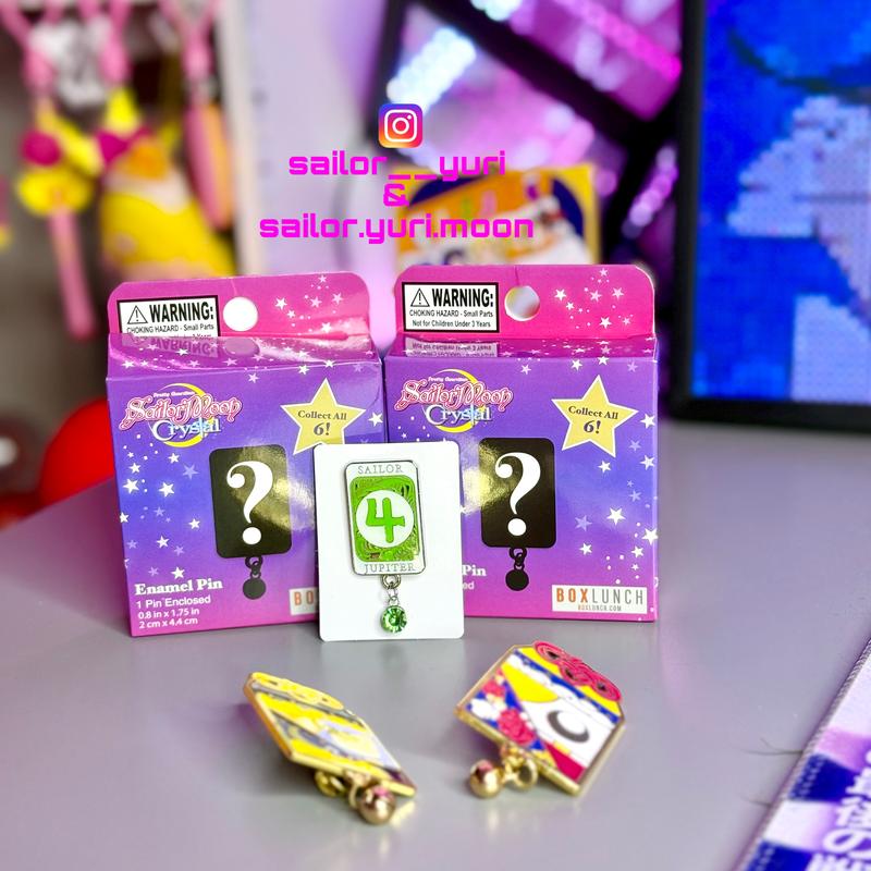 Sailor Moon Crystal Sailor Scout Symbols Blind Box Enamel Pin