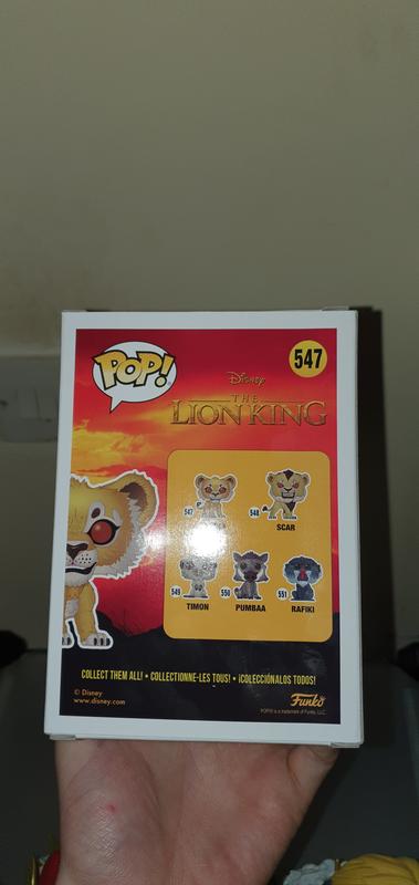  Funko Pop! Disney: Lion King Simba #547 Flocked Box Lunch  Exclusive : Toys & Games