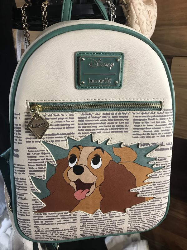 NWT Loungefly Disney’s Lady and The Tramp Ladies Newspaper mini backpack Loungefly Disney Lady and the Tramp Newspaper Mini Backpack  main image 2