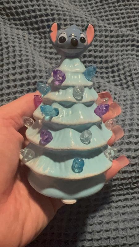 Disney Lilo & Stitch Blue Stitch Light-Up Mini Christmas Tree