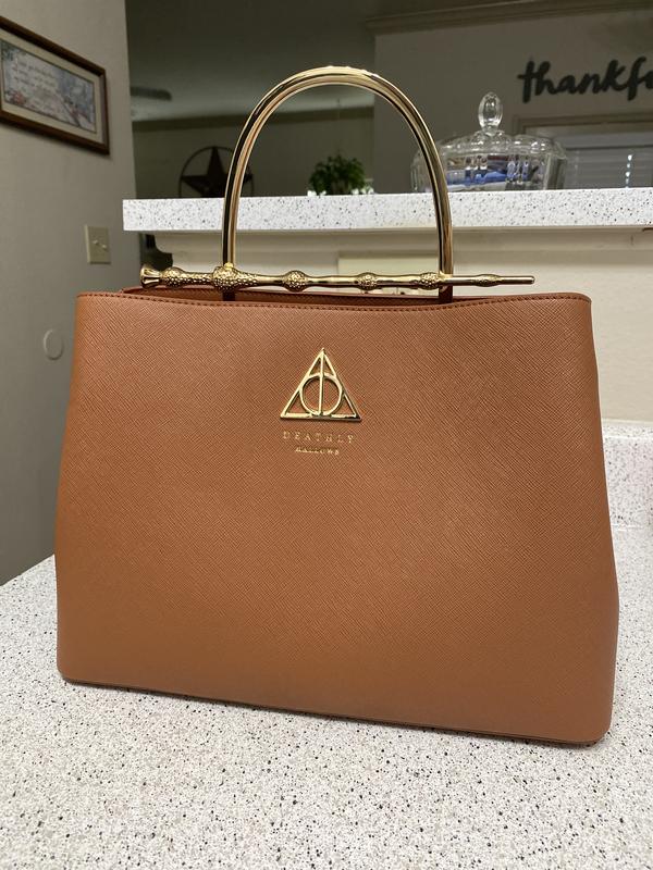 Loungefly Harry Potter Cognac Wand Handbag - BoxLunch Exclusive