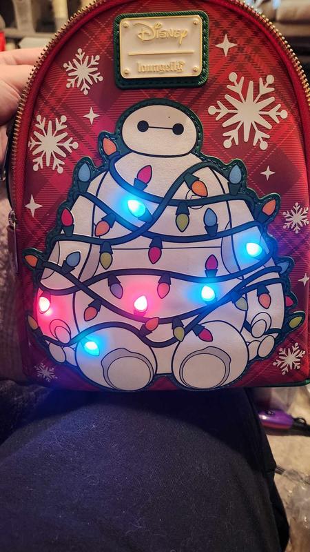 Loungefly Disney Big Hero 6 Baymax Holiday Plaid Light-Up Mini Backpack Set Loungefly Disney Big Hero 6 Baymax Holiday Plaid Light-Up  main image 3