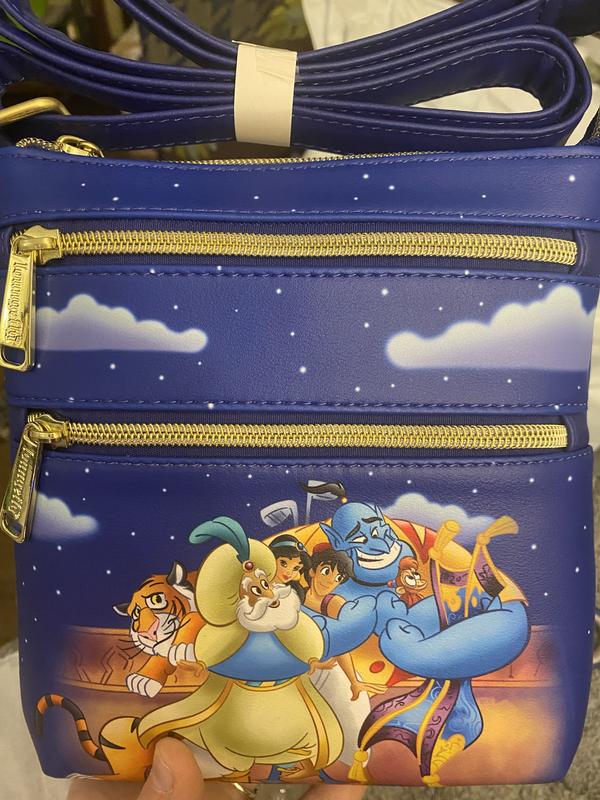 Loungefly popular Disney Aladdin group portrait crossbody bag