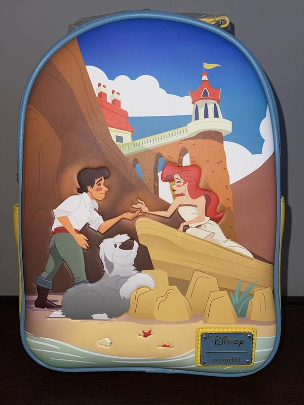 Loungefly Disney The Little Mermaid Ariel & Eric Beach Mini 