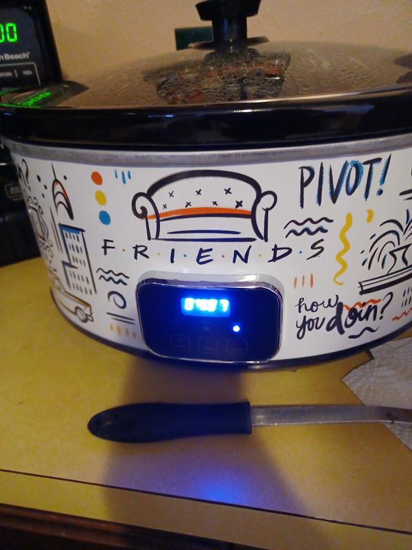 Friends 6.5-Quart Slow Cooker! Digital Crockpot With Removable Stoneware  Insert! Friends TV Show Inspired Slow Cooker! Electric Pressure Cooker For