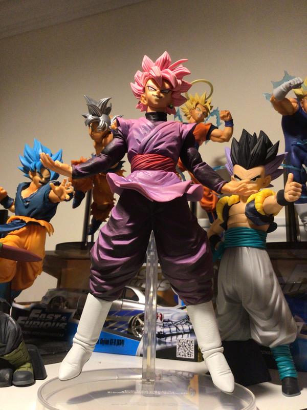 Figurine DBZ Dokkan Battle - Son Goku Black Rose Ichibansho 20cm 