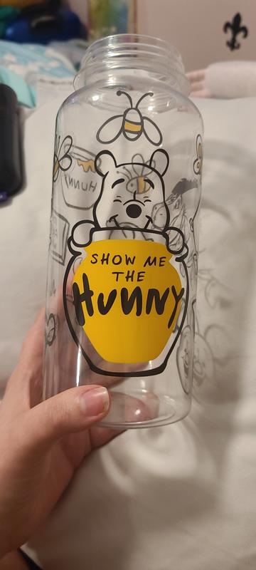 Disney Winnie the Pooh Hunny Pot Sticker Water Bottle with Stickers