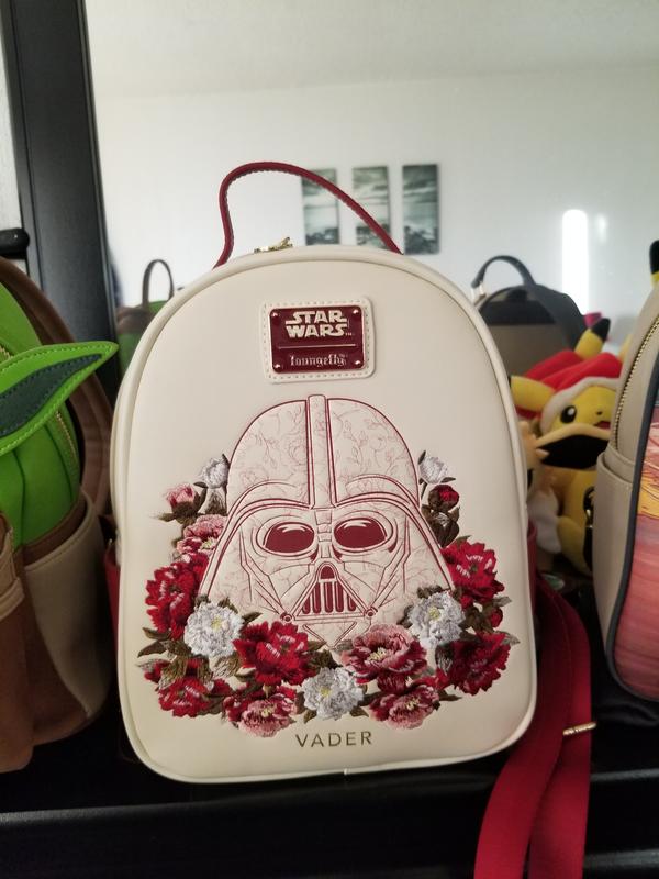 Loungefly darth vader floral mini online backpack