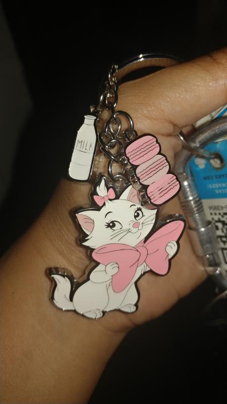 Loungefly Disney Marie Aristocats Because I'm A Lady Keychain