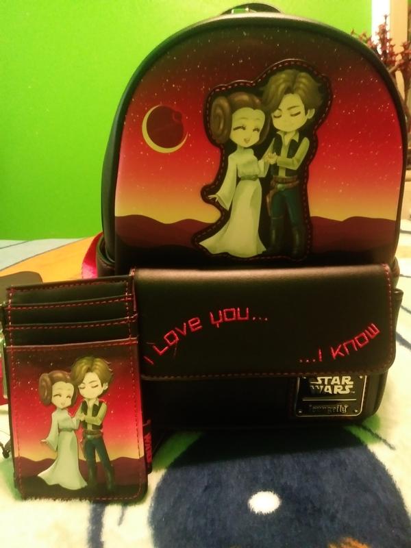 Loungefly Star Wars Princess Leia & Han Solo I Love You Mini  display picture 1