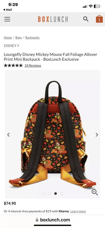 Boxlunch hot sale mickey backpack