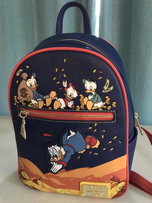 Loungefly Disney DuckTales Mini Backpack Huey Dewey Louie Money Bag