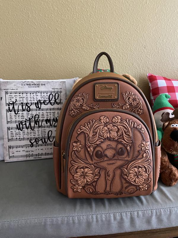 Loungefly Disney Lilo & Stitch Tonal Stitch Carving Mini  display picture 2
